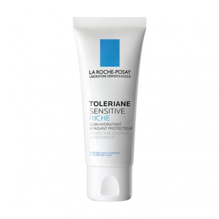 Крем La Roche-Posay Toleriane Sensitive Riche увлажняющий, для защиты и успокоения нормальной и комбинированной кожи, 40 мл