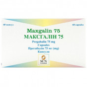 Максгалин 75 капсулы по 75 мг, 60 шт.