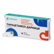 Парацетамол-Дарница таблетки по 500 мг, 10 шт.