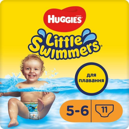 Хаггіс Little Swimmers трусики д/купання 5-6 (12-18кг) 11шт