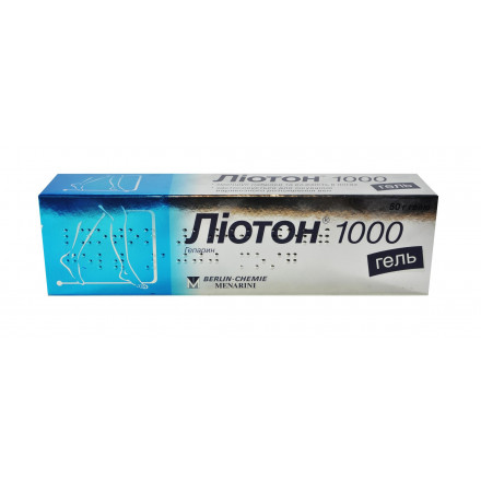 Лиотон 1000 гель, 50 г