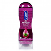 Интимный гель-смазка Durex (Дюрекс) Play Massage 2 в 1 Aloe Vera для интимных зон и массажа всего тела 200 мл
