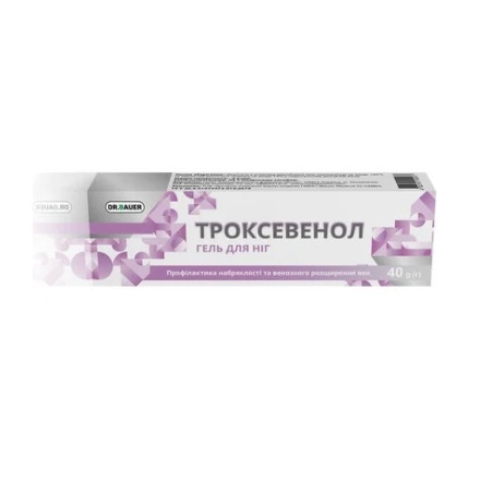Троксевенол Др.Бауер гель 40г PG