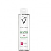 Мицеллярная вода Vichy 3в1 Normaderm для снятия макияжа и очищения жирной чувствительной кожи лица и глаз, 200 мл