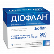 Діофлан таблетки по 500 мг, 60 шт.