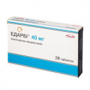 Едарбі таблетки від підвищеного тиску по 40 мг, 28 шт.