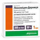 Лінкоміцин-Дарниця розчин у ампулах по 1 мл, 300 мг/мл, 10 шт.