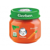 Овощное пюре Gerber Морковь, 80 г