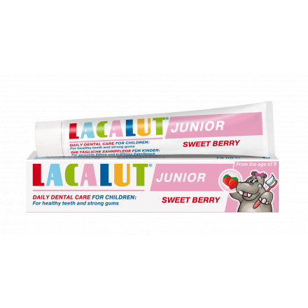 Зубна паста LACALUT Junior (Лакалут Джуніор) Солодка ягода, 75 мл