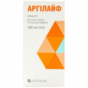 Аргілайф розчин для інфузій по 42 мг/мл, 100 мл