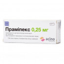Праміпекс таблетки по 0,25 мг, 30 шт.