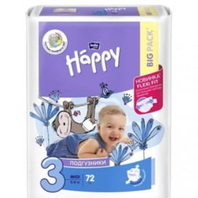 Підгузники HAPPY bella BABY р.3 (5-9кг) №72 В