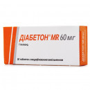Діабетон MR таблетки 60 мг N30
