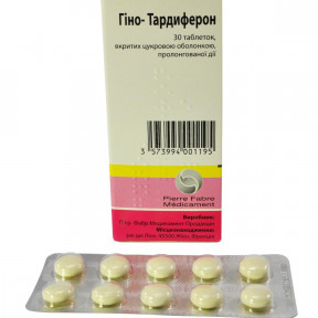 Гино-Тардиферон таблетки от анемии, 30 шт.