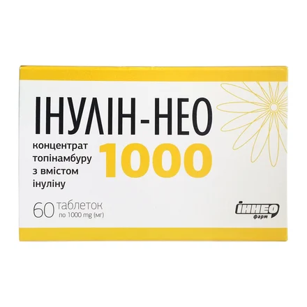 Інулін-НЕО 1000 табл.№60 (15х4)