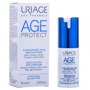 Крем для контуру очей Uriage Age Protect багатофункціональний догляд, 15 мл