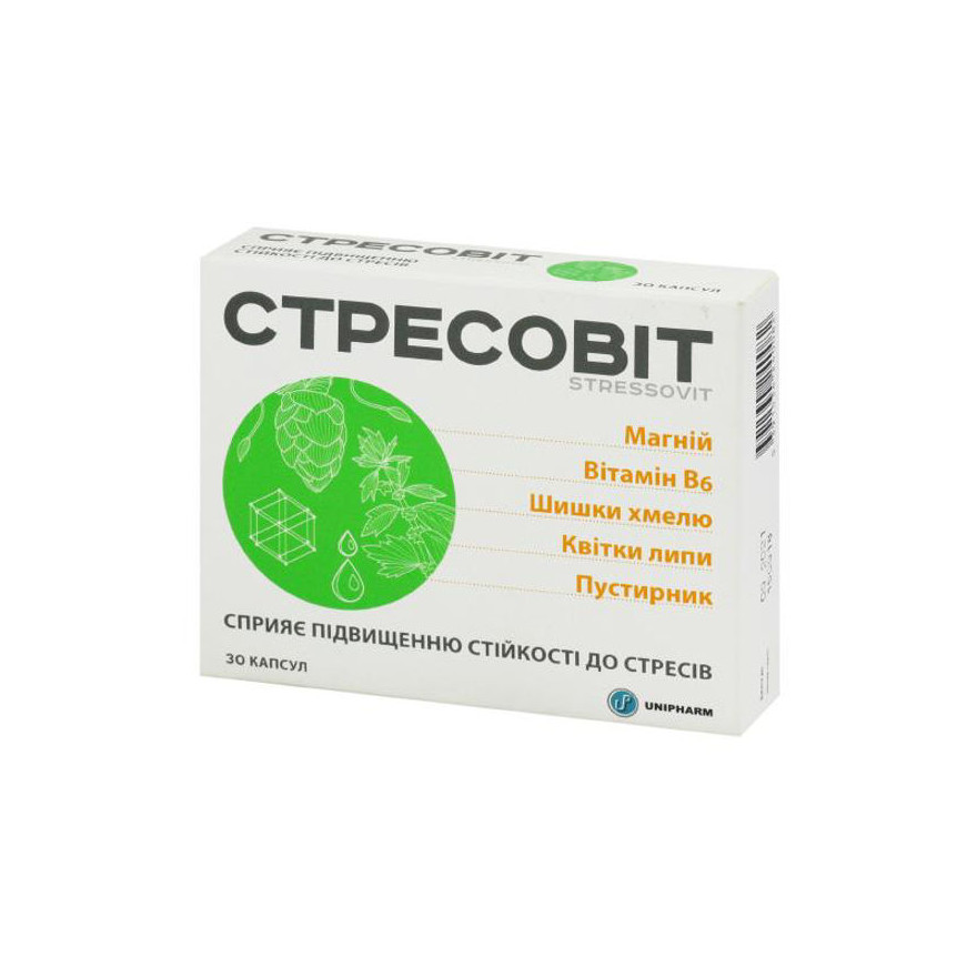 Стресовіт №30 капсули 🌳 Аптека Здорова Родина