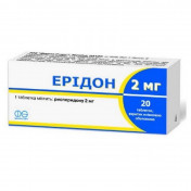 Ерідон таблетки від психічних розладів по 2 мг, 30 шт.