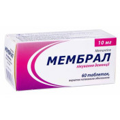 Мембрал таблетки при деменції по 10 мг, 60 шт.