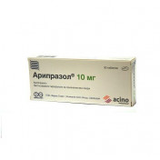 Арипразол таблетки по 10 мг, 30 шт.