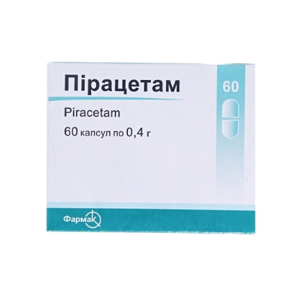 Пірацетам капс. 400мг №60