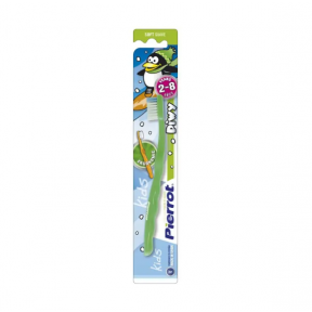 Зубная щетка детская Pierrot Пиви Ref.98 с ароматом фруктов, мягкая от 2 до 6 лет