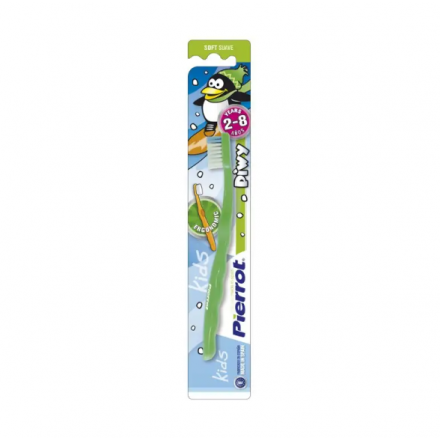 Зубная щетка детская Pierrot Пиви Ref.98 с ароматом фруктов, мягкая от 2 до 6 лет