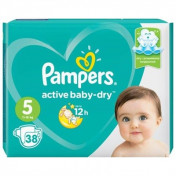 Памперс підгуз. Active Baby Junior (11-16 кг) Економ Мінус 38шт
