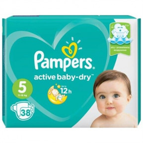 Памперс підгуз. Active Baby Junior (11-16 кг) Економ Мінус 38шт