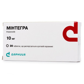 Мінтегра таблетки дисперговані по 10 мг, 30 шт.