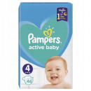 Памперс підгузники Active Baby Maxi (9-14 кг) Економ Мінус 46шт