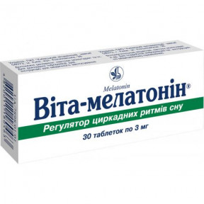 Вита-мелатонин снотворные таблетки, 30 шт.