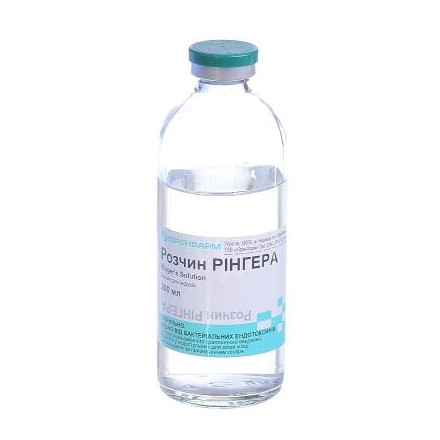 Рінгера р-н. 200мл укр