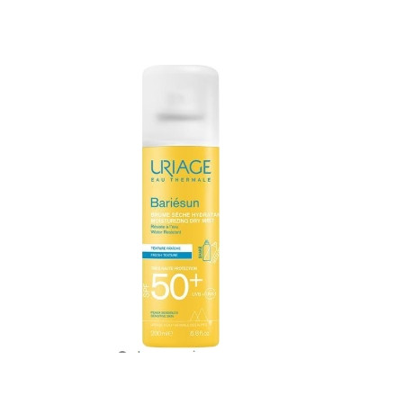 Спрей-дымка солнцезащитный Uriage Bariesun для тела, SPF 50+, 200 мл