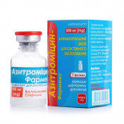 Азитромицин-Фармекс лиофилизат для раствора для инфузий по 500 мг во флаконе