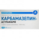 Карбамазепин-Астрафарм таблетки по 200 мг, 50 шт.