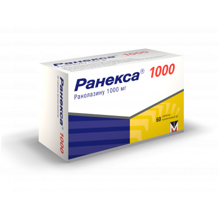 Ранекса 1000 мг №60 таблетки