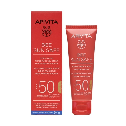 Апивита BEE SUN SAFE Солнцезащитный гель-крем для лица SPF 50  50мл