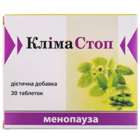 КлімаСтоп таблетки при клімаксі, 30 шт.