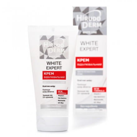 Hirudo Derm WHITE EXPERT відбілюючий крем із серії White Line, 50 мл