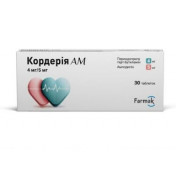 Кордерія АМ табл 4мг/5мг №30(10х3)