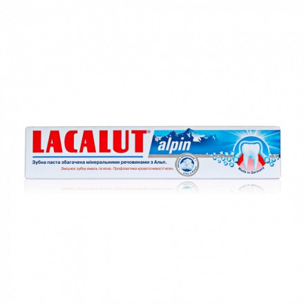 Зубная паста Лакалут Альпин (Lacalut alpin), 75 мл