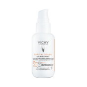 Флюид солнцезащитный Vichy Capital Soleil UV-Age Daily против признаков фотостарения кожи лица SPF 50+, 40 мл