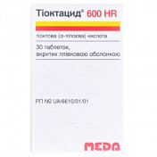 Тіоктацид 600 HR табл.п/об. 600мг №30 фл.