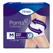 Подгузники-трусики для взрослых Tena Pants Plus Night Medium, 12 штук