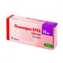 Лізиноприл KRKA таблетки по 10 мг, 30 шт.