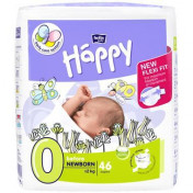 Підгузки Happy new born before  вага  0-2 кг., 46 шт.