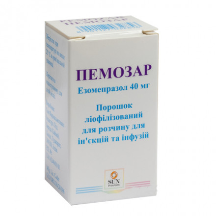 Пемозар порошок лиофилизированный для раствора для инфузий, 40 мг