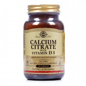 Солгар Цитрат кальция с витамином D3 таблетки, 60 шт.