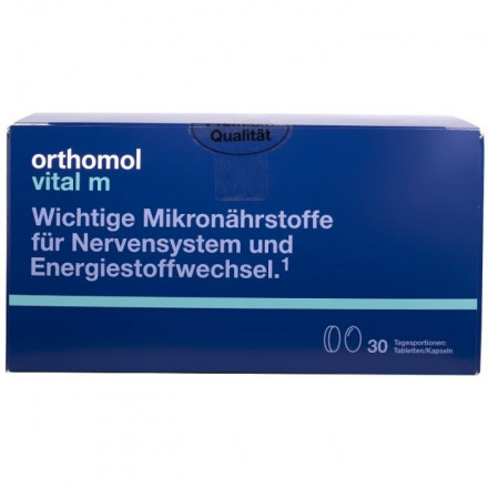 Orthomol Vital M капсули (для чоловіків)  30 днів